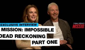 Simon Pegg, Rebecca Ferguson talk Mission: Impossible and "always on" Tom Cruise