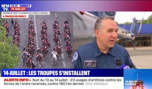 14-Juillet: "On fête cette année le 70ème anniversaire des forces aériennes de la Gendarmerie" explique le général Josse