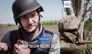 La légion d'honneur pour Arman Soldin, journaliste de l'Agence France-Presse tué en Ukraine