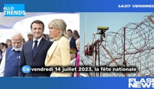 La tenue éblouissante de Brigitte Macron pour le 14 juillet : admirez son choix audacieux ! -PHOTOS
