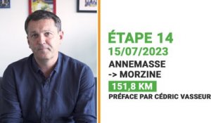 TDF 2023 : Cédric Vasseur préface la 14e étape