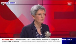 Sandrine Rousseau sur le délit d'homicide routier: "C'est toute une politique publique qu'il faudrait faire pour réduire le nombre de morts sur la route
