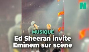Ed Sheeran et Eminem réunis sur scène à Détroit, un moment que les fans ne risquent pas d’oublier