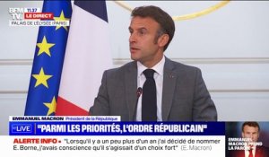 Emmanuel Macron: "Dans l'année qui vient de s'écouler, plus de lois ont été passées qu'il y a 6 ans"