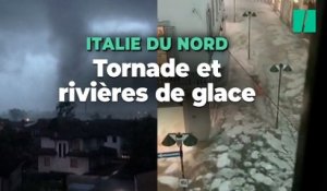 Tornade et rivière de glace : des intempéries impressionnantes près de Milan