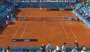 Le replay de Riedi - Coric (set 1) - Tennis - Hopman Cup