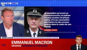 Policier en détention provisoire à Marseille: "On devrait avoir un soutien global de la classe politique" pour David Le Bars (syndicat des commissaires de police)