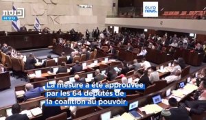 Israël : le Parlement a adopté une mesure clé de la réforme judiciaire controversée