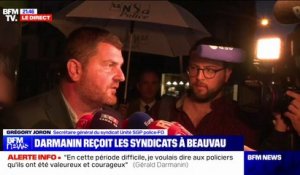 Syndicats policiers reçus par Gérald Darmanin: "On a des garanties pour pouvoir sécuriser le métier de policier", affirme Grégory Joron (Unité SGP Police-FO)