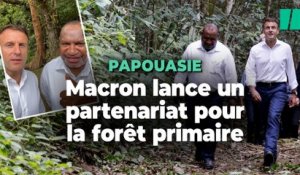 En Papouasie-Nouvelle Guinée, Emmanuel Macron dit vouloir « rémunérer » le pays pour qu’il protège sa forêt