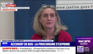 Accident de bus dans les Yvelines: le conducteur de la voiture "était en règle", indique Maryvonne Caillibotte, procureure de la République de Versailles