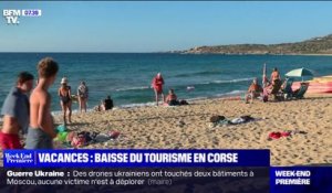 La Corse connaît une baisse de fréquentation touristique, jusqu'à 50% dans certains secteurs