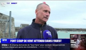"Avec le coup de vent qui est annoncé, on va réduire les navettes": les pilotes des vedettes des îles Chausey (Manche) se préparent au fort coup de vent attendu dans l'ouest de la France