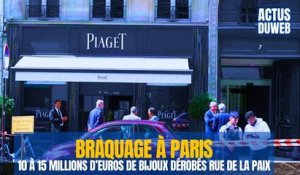 Braquage à Paris, 10 à 15 millions d’euros de bijoux dérobés rue de la Paix