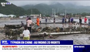 Typhon en Chine: au moins 20 morts et 19 personnes portées disparues