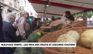 Météo : les prix des fruits et légumes chutent