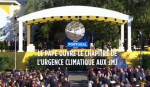 JMJ: devant des jeunes, le pape rappelle "l'urgence dramatique" du défi climatique