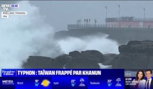 Le puissant typhon Khanun frappe Taïwan avec des rafales de vents à 234 km/h