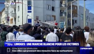 Limoges: entre 150 et 200 personnes présentes à la marche blanche en hommage aux deux jeunes morts après un refus d'obtempérer à scooter