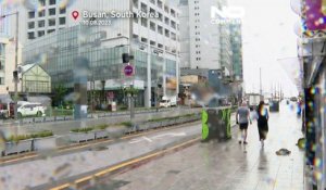 La tempête Khanun s'abat sur la Corée du Sud