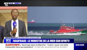 Migrants morts dans la Manche: "La France sauve des vies", affirme Hervé Berville, secrétaire d'État chargé de la Mer