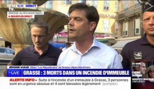 Jérôme Viaud, maire de Grasse, sur l'incendie qui a fait 3 morts: "Nous venons de démarrer une organisation d'urgence pour reloger un certain nombre de personnes"