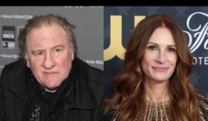 "Je connais ton père" : très alcoolisé, Gérard Depardieu aurait forcé Julia Roberts à l'embrasser