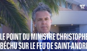 Incendie à Saint-André: le point sur la situation du ministre de la Transition écologique, Christophe Béchu