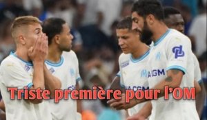 Triste première pour l’OM.