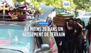 Géorgie : Le bilan du glissement de terrain du 3 août passe à 26 morts