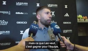 Inter Miami - Alba : "Messi ne pense pas à ses statistiques"