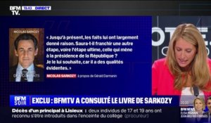 Nouveau livre de Nicolas Sarkozy: l'ancien chef de l'État "souhaite" à Gérald Darmanin de "franchir l'étape ultime (...) qui mène à la présidence"