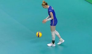 Le replay de Estonie - France (1er set) - Volley - Euro (F)