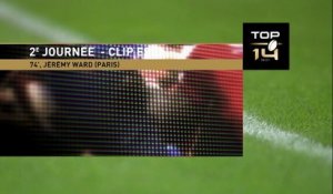 TOP 14 - Essai de Jérémy WARD (SFP) - Stade Français - Oyonnax Rugby - Saison 2023-2024