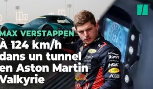 Le pilote de F1 Max Verstappen filmé en excès de vitesse sur l’A8 à bord d’une Aston Martin Valkyrie