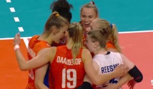 Le replay de Pays-Bas - France (set 4) - Volley - Euro (F)