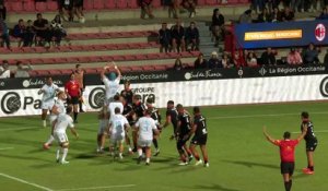 TOP 14 - Essai de Nicolaas JANSE VAN RENSBURG (MHR) - Stade Toulousain - Montpellier Hérault Rugby - Saison 2023-2024