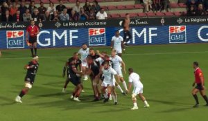 TOP 14 - Essai de Sofiane GUITOUNE (ST) - Stade Toulousain - Montpellier Hérault Rugby - Saison 2023-2024