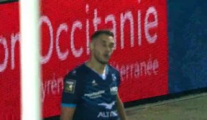 TOP 14 - Essai de Thomas DARMON (MHR) - Montpellier Hérault Rugby - Stade Rochelais - Saison 2023-2024