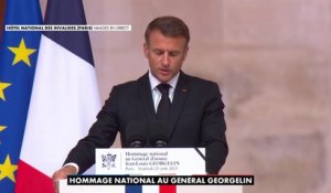 Emmanuel Macron : «Jean-Louis Georgelin fut un serviteur exemplaire»