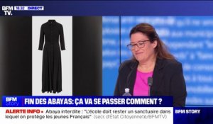 Interdiction du port de l'abaya à l'école: "Les chefs d'établissement vont être formés", affirme la secrétaire d'État à la citoyenneté, Sonia Backès
