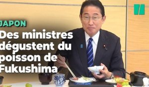 Pour rassurer, le Premier ministre japonais s’affiche dégustant du poisson « sûr et délicieux » de Fukushima