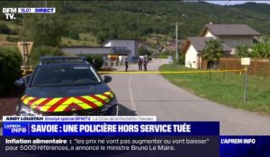 "Je suis bouleversée par tout ça".  En Savoie, une policière qui n'était pas en service a été tuée en pleine rue. La piste du féminicide est privilégiée