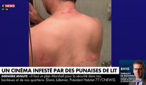 Regardez, en plein Paris, le cinéma UGC Bercy infesté par des centaines de puces de lits qui s'attaquent aux clients à travers les vêtements