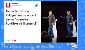 Jean-Luc Mélenchon utilise un hologramme lors de son meeting : les internautes s'en amusent !