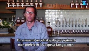 Matthew McConaughey sort une marque de whiskey