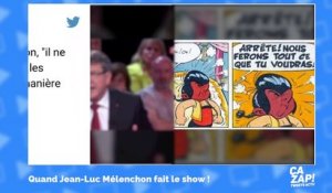 Jean-Luc Mélenchon fait le show dans Des Paroles et des actes