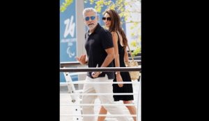 George Clooney au bras d'Amal : caresses, baisers... La star et sa sublime femme affichent comme r