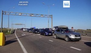 Attaque de drones ukrainiens déjouée sur le pont de la Crimée annexée