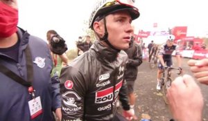 Tour d'Espagne 2023 - Remco Evenepoel : "Ma première semaine de La Vuelta ? Juste dommage ma mauvaise journée à cause des blessures autrement tout va bien maintenant"